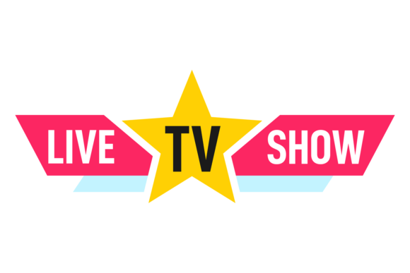 Download Live Tv Show Label. Video Stream Badge - Live tv Collection