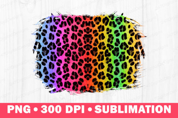 Download Colorful Cheetah Png Sublimation Splash - Premium Bundle