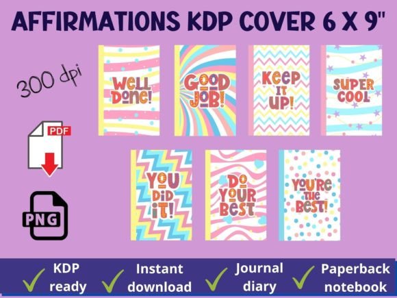 Download Affirmation Book Cover Template Design - Firm Collection