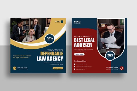 Download Law Firm Social Media Post Template - Firm Collection